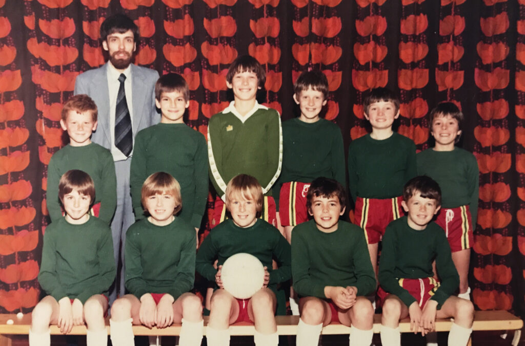 beechdown school football team photo 1982