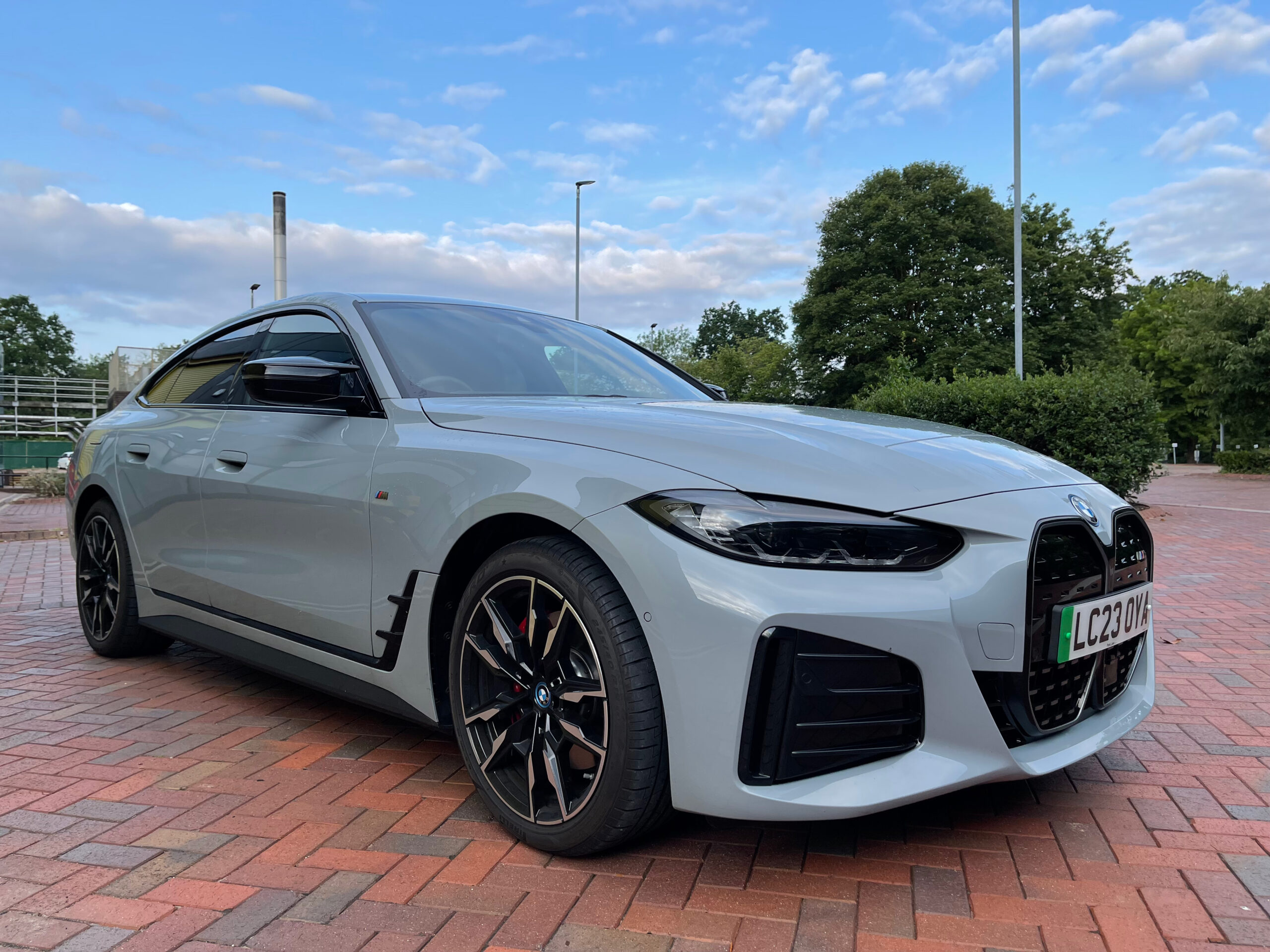 My clean bmw i4 Brooklyn grey M50