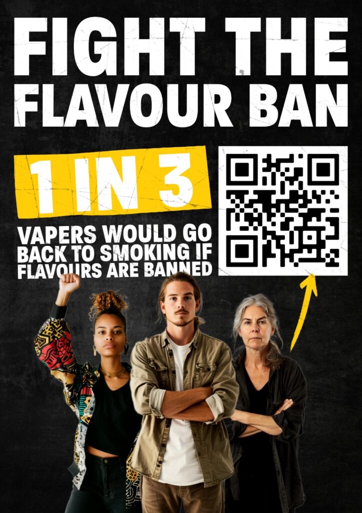 fight the flavour ban poster